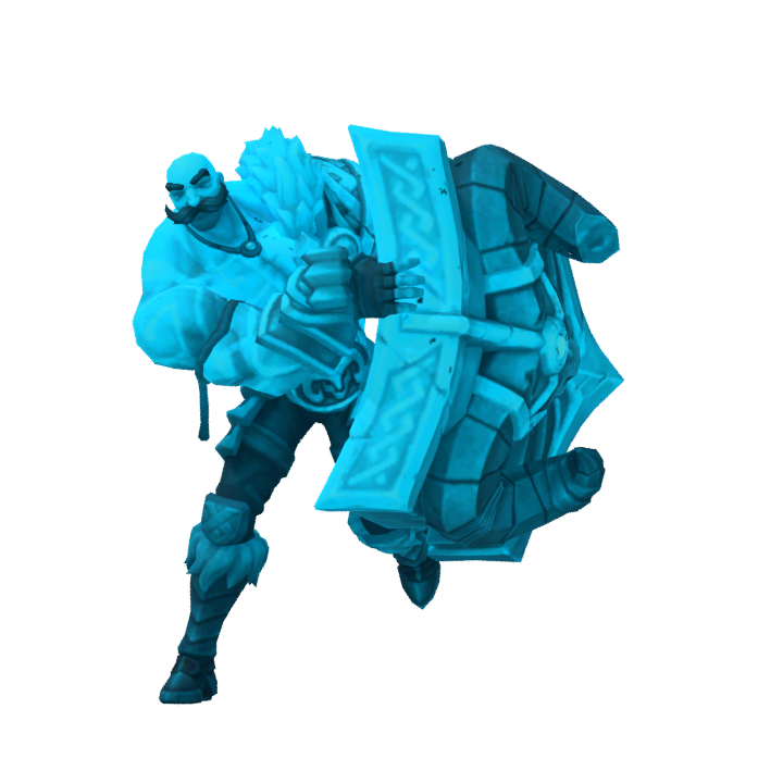 Braum Efsane Renkler — 3B model önizlemesi · Oyun kaydı değil