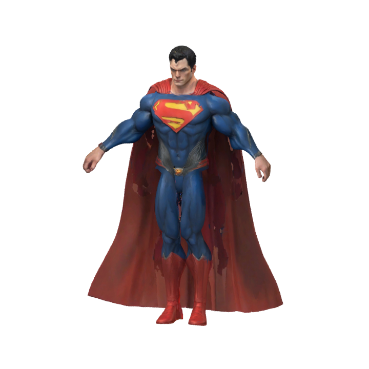 Viktor Superman — 3B model önizlemesi · Oyun kaydı değil